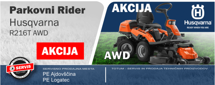 R216T AWD HUsqvarna